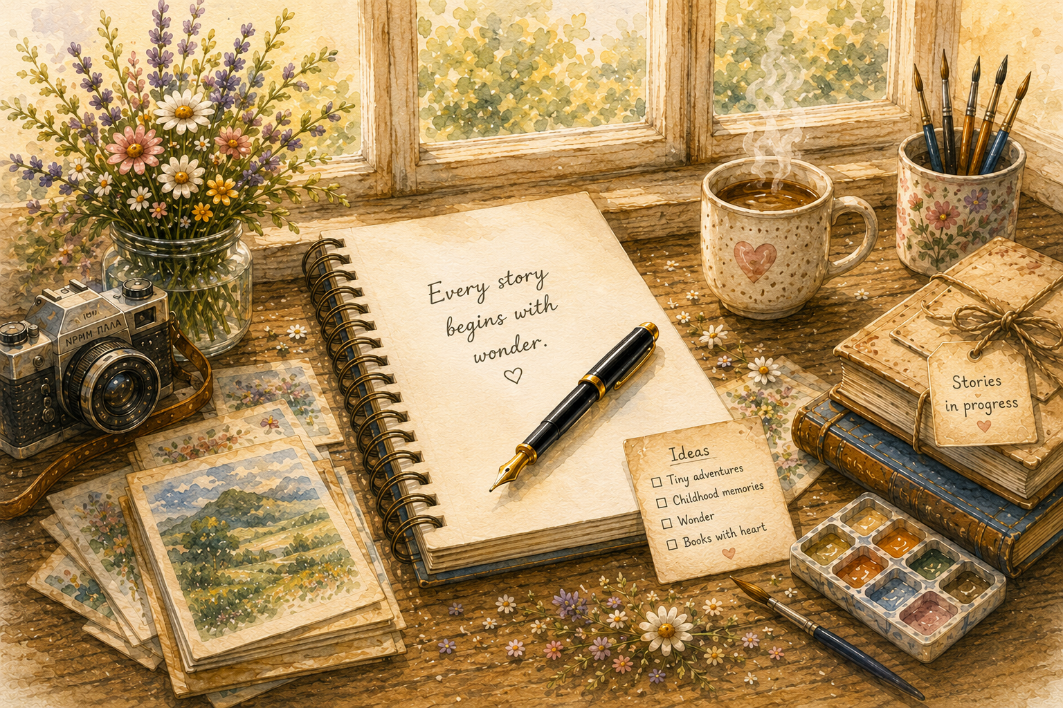 Wonder of Life Publishing Hero Illustration